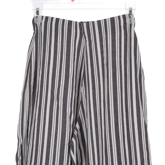 Pull&Bear Striped Linen Blend Pants Small - Picture 3 of 7